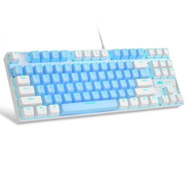 Imagem de Teclado mecânico para jogos MageGee 75% TKL Blue Switch