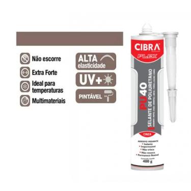 Imagem de Adesivo Selante PU-40 Cola Vidro Automotivo Farol Cinza - DEPECIL