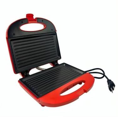 Imagem de Sanduicheira Elétrica 127/220v Coloridas Home Land, Vermelho 127v, 110
