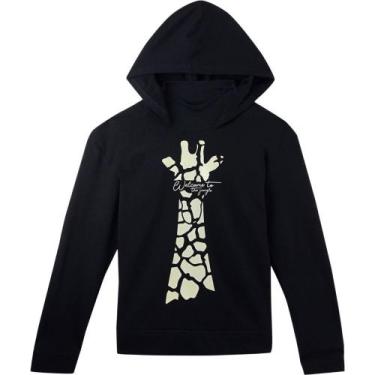 Imagem de Blusa Tradicional Moletom Feminino Malwee Ref. 93039, Preto, G