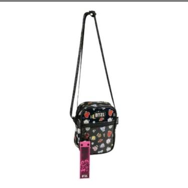 Imagem de Bolsa holográfica shouder bag Bt21 - Jkkd, Preto2