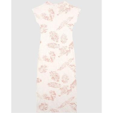 Imagem de Vestido Midi Reto Manga Curta Malwee Ref. 125367, Creme dl78a, G