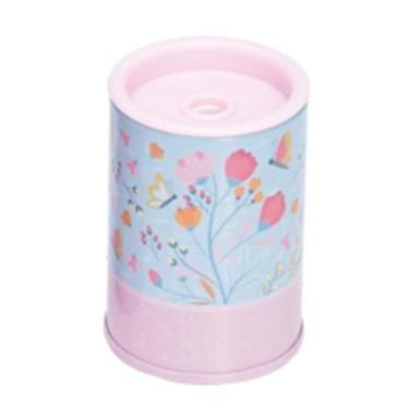 Imagem de Apontador Metálico Love Flowers - Molin, Azul claro
