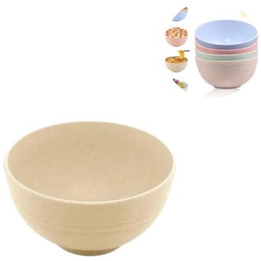Imagem de Tigela Bowl de Bambu Ecológico Sobremesas Sorvetes 450ml - Kehome, Beg