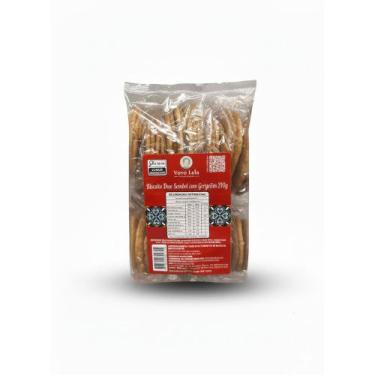 Imagem de Biscoito Doce Sembei com Gergelim Vovó Lela 210g