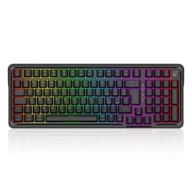 Imagem de Teclado Mecanico Gamer Eisa Pro RGB Wireless Switch Manbo Redragon Preto K686-RGB-pro