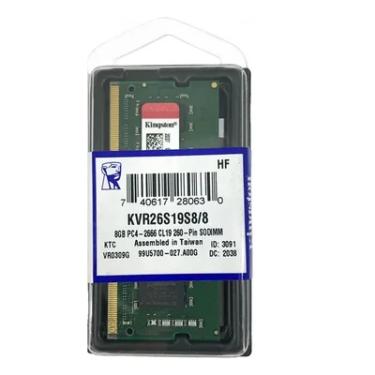 Imagem de Memória Ram Kingston Ddr4 8GB 2666mhz Sodimm - Notebook