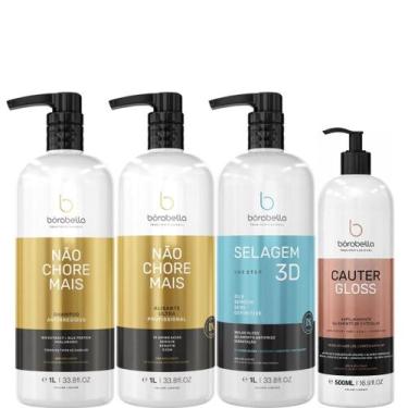 Imagem de Borabella Kit Não Chore + Selagem 3x1L + Cauter 500ml