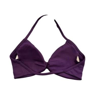 Imagem de Top Esportivo Feminino Acolchoado Com Costas Abertas, Tipo Halter, Par