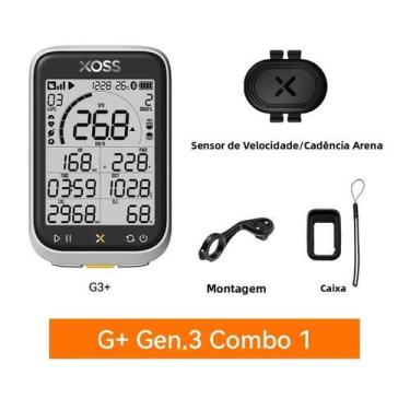 Imagem de Computador De Bicicleta GPS XOSS G3 plus À Prova d'Água Com Medidor De