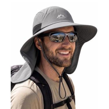 Imagem de Chapéu FURTALK para Pesca e Caminhada com Proteção Solar UPF 80+
