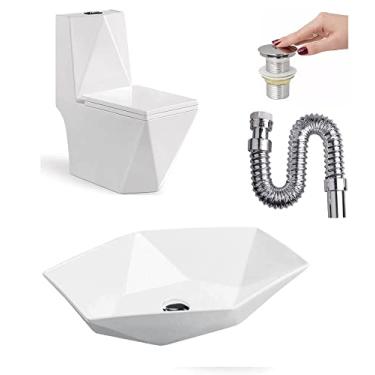 Imagem de Kit Imperial Diamond Vaso Sanitário Cuba Válvula e Sifão