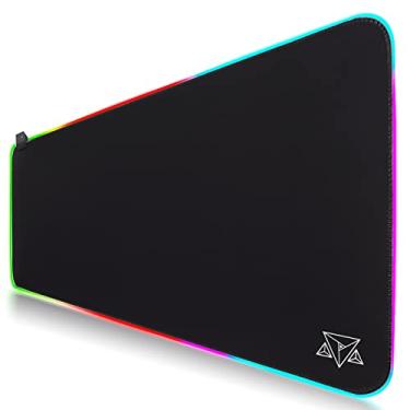 Imagem de Mouse pad Gamer RGB Grande Adamantiun Estige MS2 80x30 cm x 4mm Speed Micro fibra Borda Costurada Tapete Teclado e Mouse