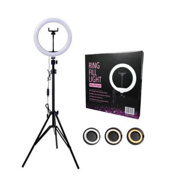 Imagem de Super Ring Light Led 10 Polegadas 26Cm Com Tripé 2M