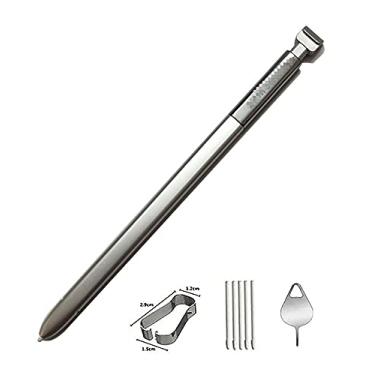 Imagem de A-creator Chromebook Plus V2 Stylus Pen Replacement for Samsung Chromebook Plus V2 XE520QAB-K01US XE520QAB-K02US XE520QAB-K03US XE525QBB XE521QAB Stylus Touch S Pen + TipsNibs (Silver)