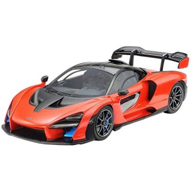 Imagem de Tamiya 24355-000 McLaren 1:24 Senna, Faithful Replica, Model Building, Plastic Kit, Crafts, Hobby, Gluing, Model Kit, Assembly, Unpainted, Red, Medium