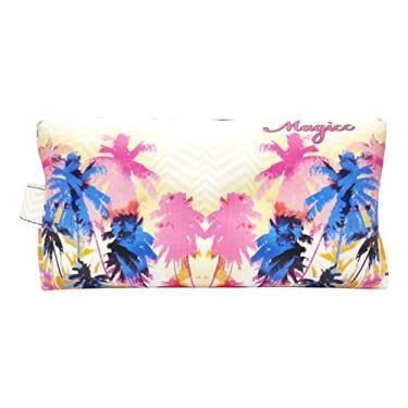 Imagem de Necessaire Tropical Feminina Coqueiros Coloridos, Magicc