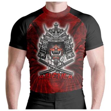 Imagem de Rash Guard Samurai Red MC Atlética Esportes