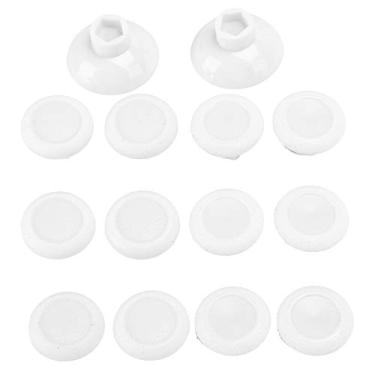 Imagem de Tampa de joystick, tampa de alças de polegar de altura ajustável, fácil de instalar, PC e Tpu de alta qualidade, seguro e durável para XBOX ONE, PS4,(white)
