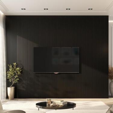 Imagem de Painel Ripado de Pvc Barra de 2,70m x 0,15cm venda em (0,40m²) Bariri Preto