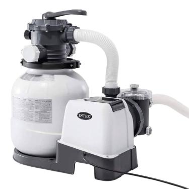 Imagem de Bomba Filtro Sistema Areia Krystal Clear 7.900 Litros/hora Intex 110v