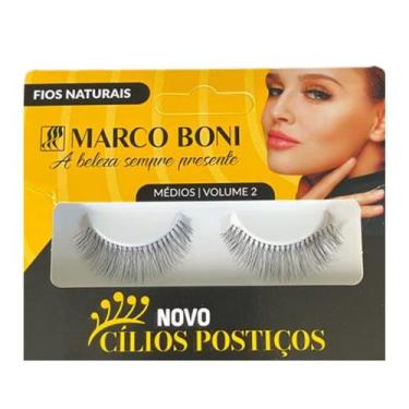 Imagem de Cílios Postiços Fios Médios E Naturais Volume 2 Marco Boni, Preto