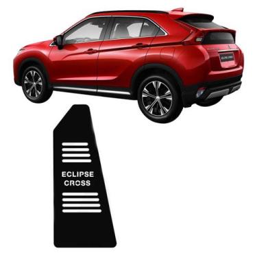 Imagem de Descanso de Pé ECLIPSE CROSS 2019 a 2022 Aço Escovado Preto - Sofistic