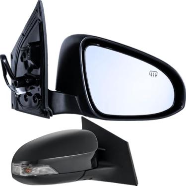 Imagem de Substituição do espelho lateral da porta do carro para Toyota Corolla 2014-2019 | Substituição do espelho retrovisor lateral com seta | Acessórios da Utopicar (passageiro/direita)