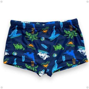 Imagem de Sunga Box Juvenil Menino Boxer Shorts Estampado Verão Sungas - Anj Mod