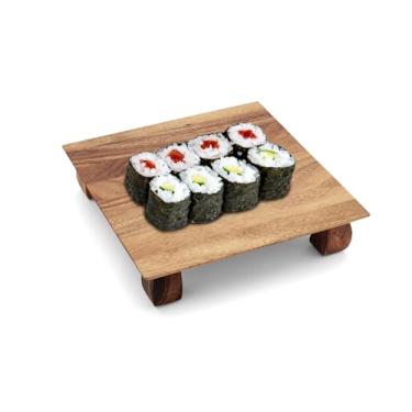 Imagem de Ironwood Gourmet Suporte para sushi Kyoto, madeira de acácia
