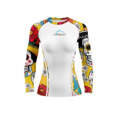 Imagem de Camisa Manga Longa Feminina Moda Praia Uv 50 Térmica Dry 12 - Everest 
