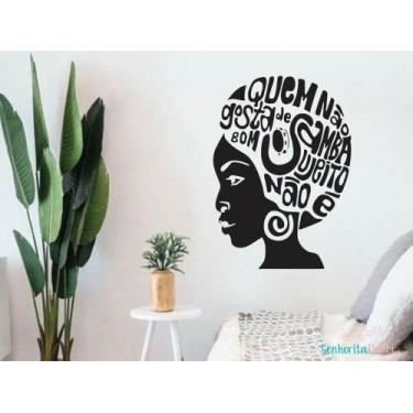 Imagem de adesivo de parede samba musica decoração sala bar - Adesivos Kigrude
