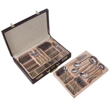 Imagem de Faqueiro 84Pcs Designer Alemão Super Luxuoso - Luatec