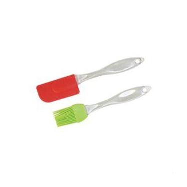 Imagem de Kit Espátula E Pincel de Silicone Cores Variadas Conjunto Pincel Sorti