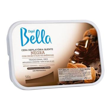 Imagem de Cera Depilatória Quente Negra 500g - Depil Bella