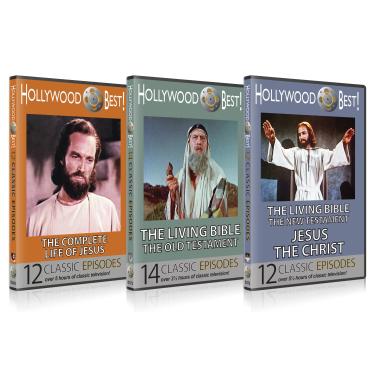 Imagem de Hollywood Best! Classic Bible Set - The Complete Life of Jesus, The Living Bible - Old Testament & The Living Bible - New Testament