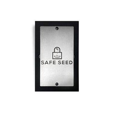 Imagem de Safe Seed Crypto Recovery Livro de metal Edição de aço inoxidável com kit de carimbos e bloco de banco seguro 12-25 palavras Seed Phrase Hardware Cryptocurrency