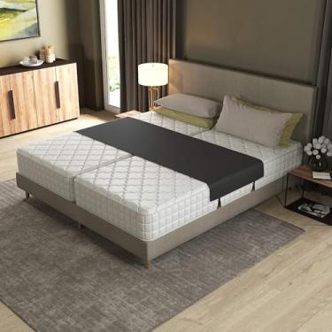 Imagem de Kit conversor de conector de colchão de solteiro para cama caseira com cama king size dividida conector de colchão de enchimento Ga-p alça ajustável com design de alça dupla antiderrapante para criar