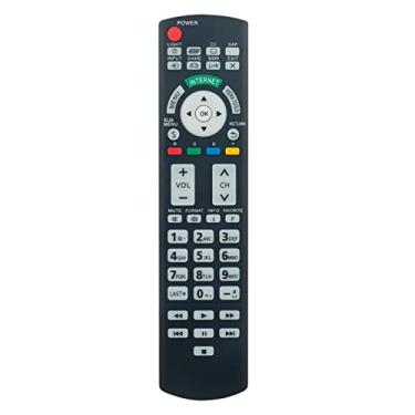 Imagem de Controle remoto de substituição de TV N2QAYB000571 adequado para televisores Panasonic Plasma TC-L32DT30 TC-L37DT30 TC-P65VT30 TC-P55VT30 TC-65PST34 TC-P42ST30 TC-P46ST30 TC-P55VT30 ST30 TT C-P50ST30