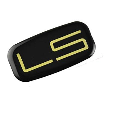 Imagem de 1 x Emblema LS 3D cabine quadriculada de substituição para Chevrolet Silverado Tahoe Suburban (Dourado/Preto)