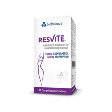 Imagem de Resvitè Resveratrol Triptofano 30 Comprimidos  Biobalance