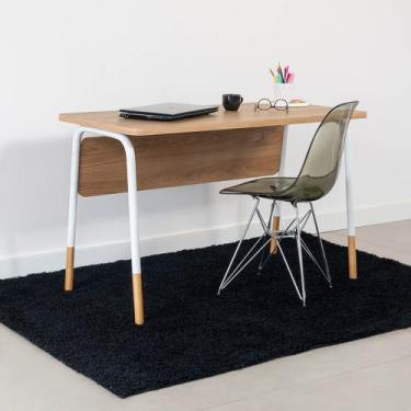 Imagem de Mesa Escrivaninha 120cm Hanover/Branco Home Office - Artesano