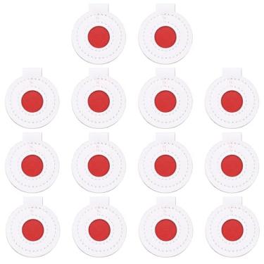 Imagem de PATIKIL Alvos Bullseye de microfibra, 5 cm, 14 peças, jogo de competição, prática de tiro ao alvo, almofada de tecido, disco de precisão, ferramenta de treinamento de precisão, acessórios de caça ao