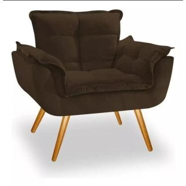 Imagem de Poltrona decorativa Opala  AlmeidaMLuz, Marrom