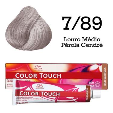 Imagem de Tonalizante Color Touch 7/89 Louro Médio Pérola Cendré  Wella - Wella 