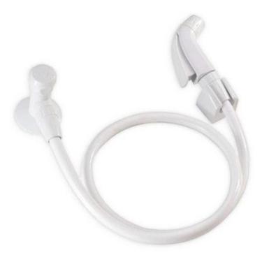 Imagem de Ducha Higiênica Completa Banheiro-lavatório Abs Branca 1-4 Volta- Fertak