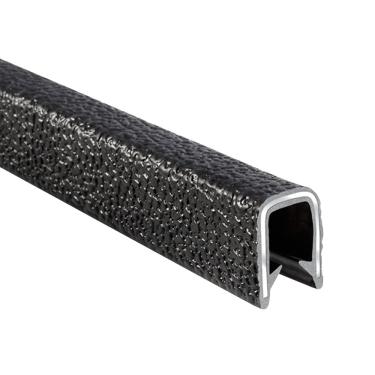 Imagem de TRIM-LOK - 150B2X1/4-100 Trim-Lok Edge Trim – Serve Para Bordas De 1/4", Comprimento De Perna De 1/2", Comprimento De 100', Preto, Textura De Seixo – Protetor De Borda De Pvc Flexível Para Superfíc