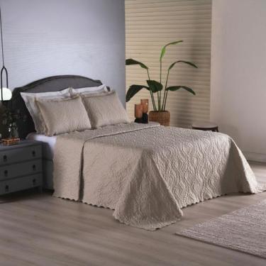 Imagem de Cobre Leito Para Quarto Tamanho Casal Padrão Dupla Face 3Pçs - EMPÓRIO