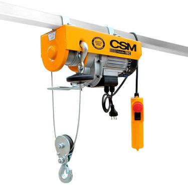 Imagem de Guincho Talha de Coluna Capacidade 1000kg Cabo 12m TEC500/1000 CSM 220V