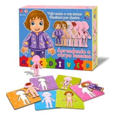Imagem de Aprendendo o Corpo Humano, Quebra-Cabeça Educativo, Divertoys